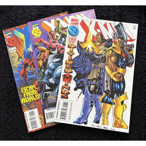 Marvel X-Men Deluxe Comic Lot (3) – Escape from Avalon / Divided Minds – 1990s